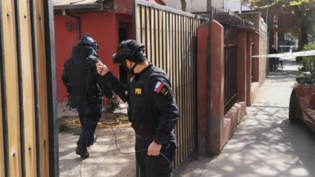 Amplio operativo generó la presencia de una granada en una vivienda de La Cisterna