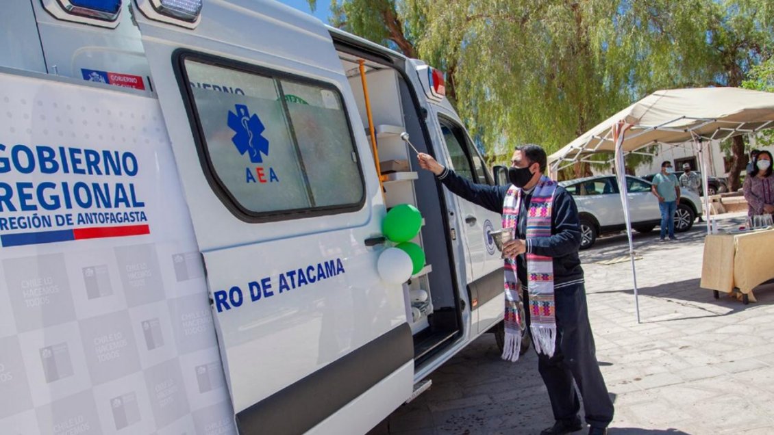 San Pedro de Atacama recibió dos nuevas y modernas ambulancias