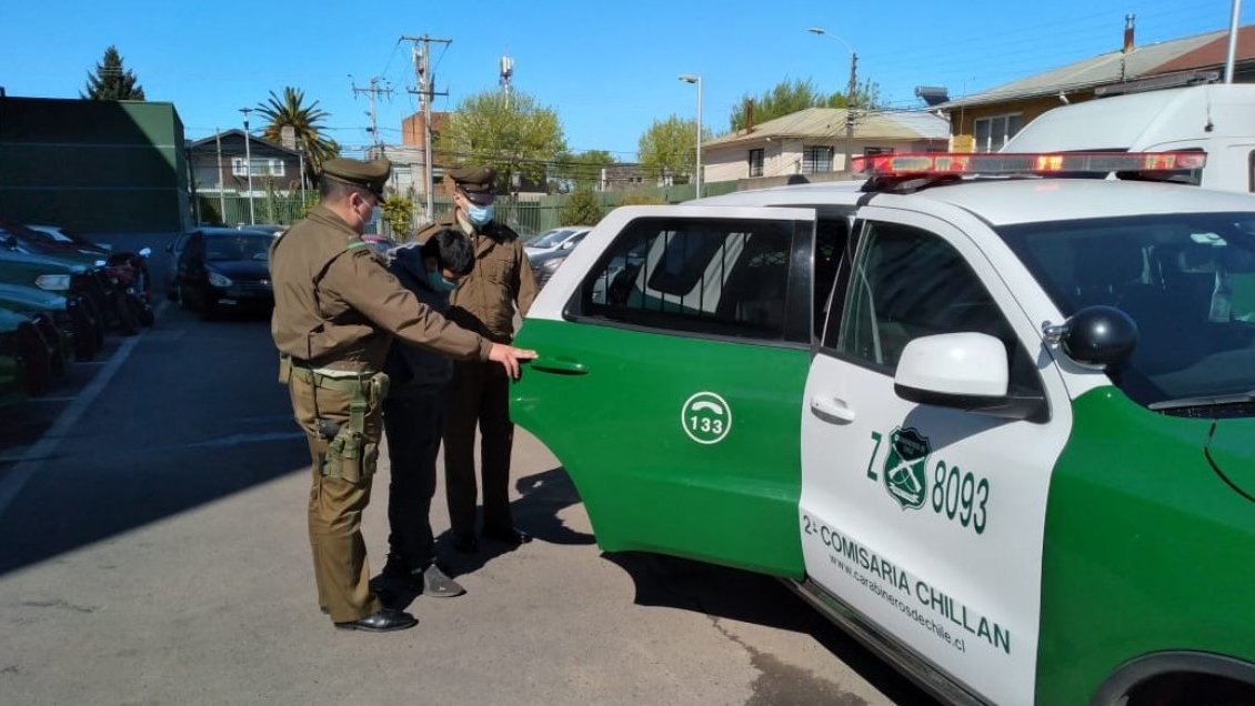 Dos detenidos por robo en ferretería de Chillán: Dueño los detectó por cámaras de vigilancia