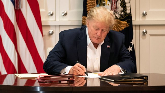 Trump, con Covid-19: 