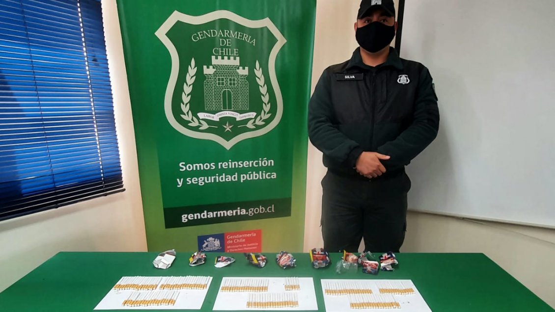 Rancagua: Intentan ingresar droga en sobres de café y cajetillas de cigarros a la cárcel