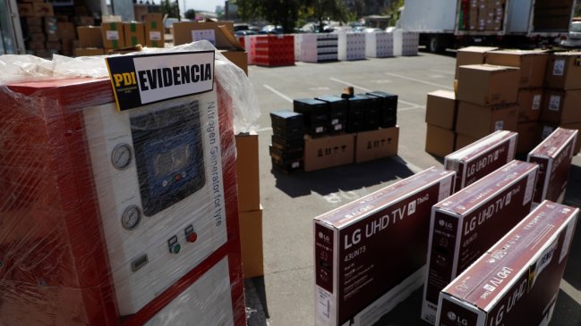 PDI recuperó especies robadas avaluadas en más de mil millones de pesos