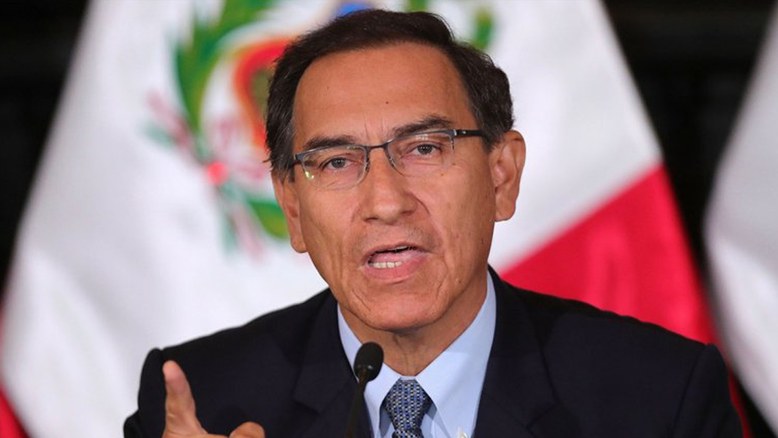 Fiscalía peruana investigará al presidente Vizcarra cuando deje el mando en 2021