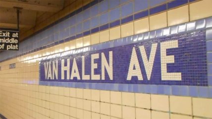   Artista homenajea a Eddie Van Halen en metro de Nueva York 