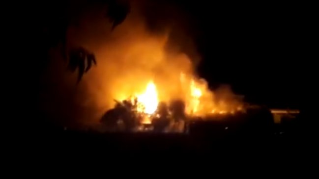 Incendio afecta a escuela rural de Cañete