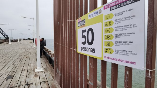 Viña del Mar: Reabrió el Muelle Vergara, la próxima semana lo hace la Quinta