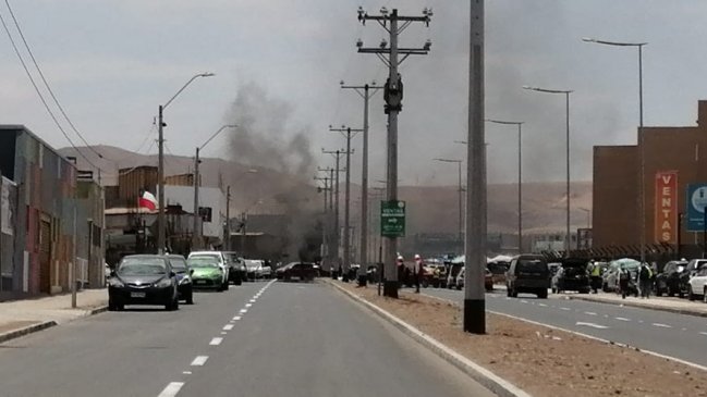 Vecinos se manifestaron con barricadas en Alto Hospicio