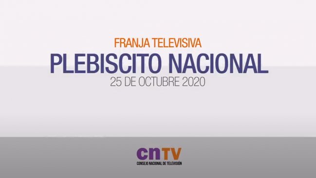 CNTV: Franja del plebiscito cierra con un promedio de 40 puntos de rating