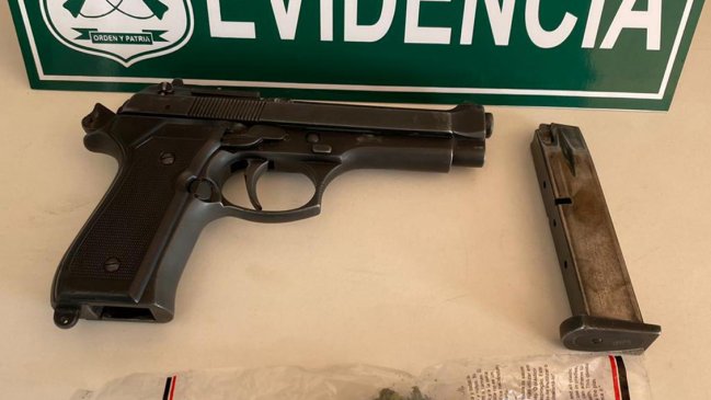 Sujeto armado fue detenido en parque de Antofagasta