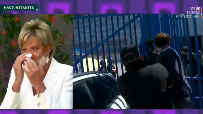 La reacción en vivo de Raquel Argandoña al saber que Nano Calderón deja la cárcel
