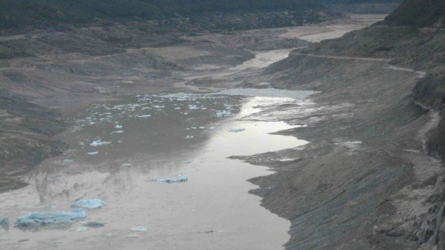 Aysén: Alerta preventiva por eventual vaciamiento de lago Cachet II