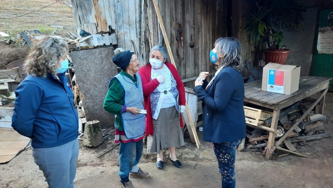Más de cuatro mil familias de Itata recibieron mascarillas y kits de higiene