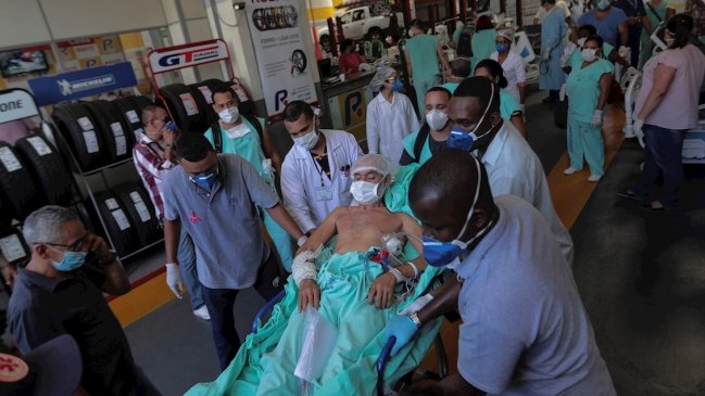 Evacuaron a 200 pacientes por incendio en hospital de Río de Janeiro