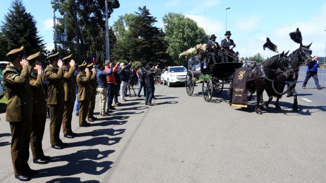 Rozas en despedida a carabinero asesinado en Padre Las Casas: Este hecho no puede quedar así
