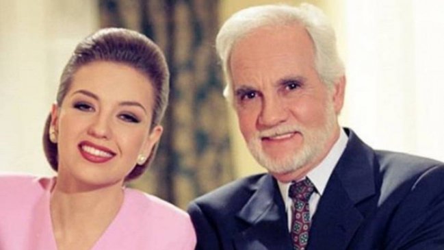 Thalía despidió a su compañero en 