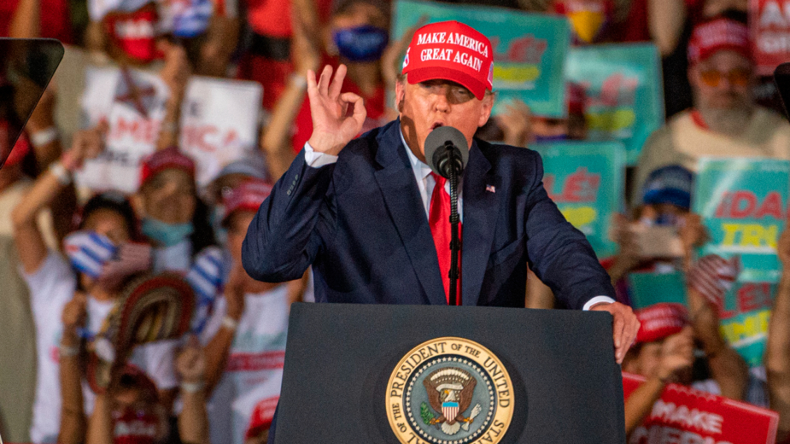 Trump afirmó que no cantará victoria antes de tener los resultados de la elección