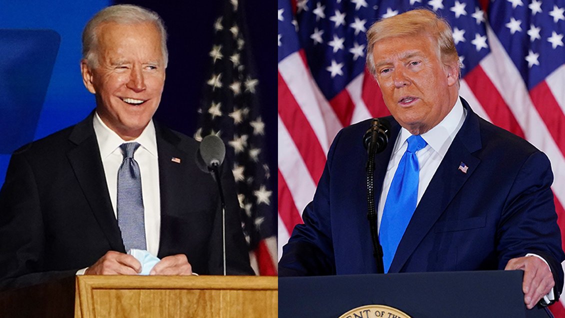 Elecciones 2020: Biden pide fe y paciencia mientras Trump se dice ganador y, sin pruebas, acusa fraude