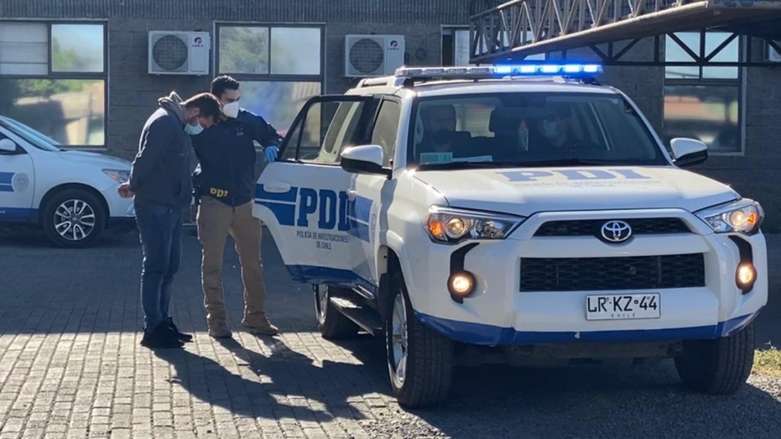 Detienen a sujeto imputado por homicidio de hombre en Rancagua