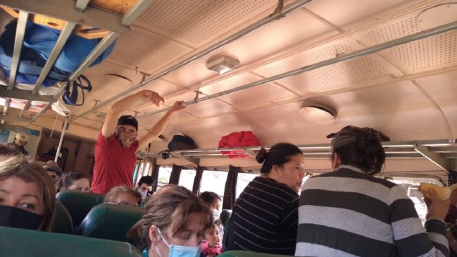 Usuarios del ramal Talca-Constitución temen brotes de Covid por relajo en medidas sanitarias