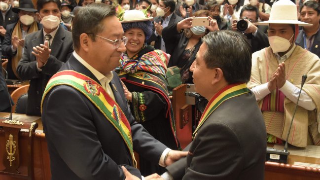  Luis Arce juró como nuevo presidente de Bolivia  