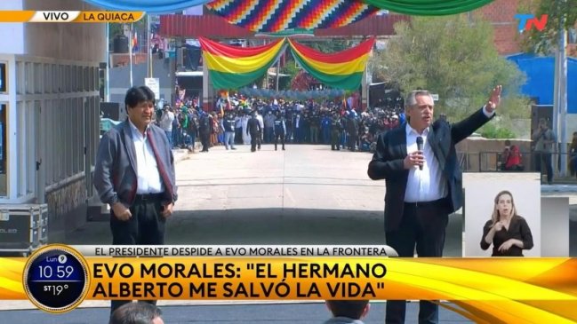 Evo Morales regresó a Bolivia tras casi un año en Argentina