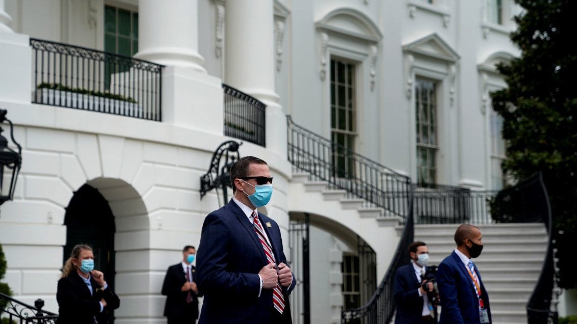 Más de 130 agentes de la protección de Trump han sido afectados por el Covid-19