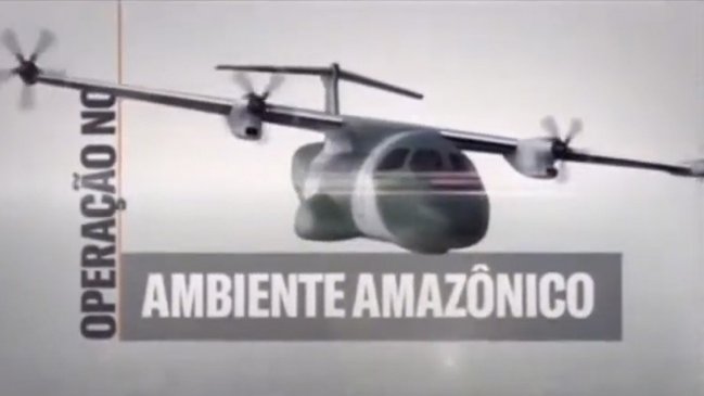 Brasil presentó el avión de transporte militar con motor híbrido que desarrolla