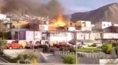  Dos casas fueron afectadas por un incendio  
