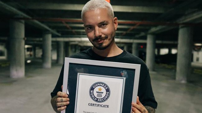  J Balvin quiebra récord Guinness de Calle 13 en los Grammy Latinos  