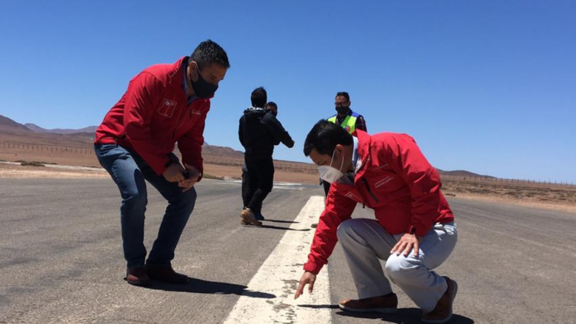 Comenzaron las obras de conservación de los aeródromos de Taltal y Tocopilla