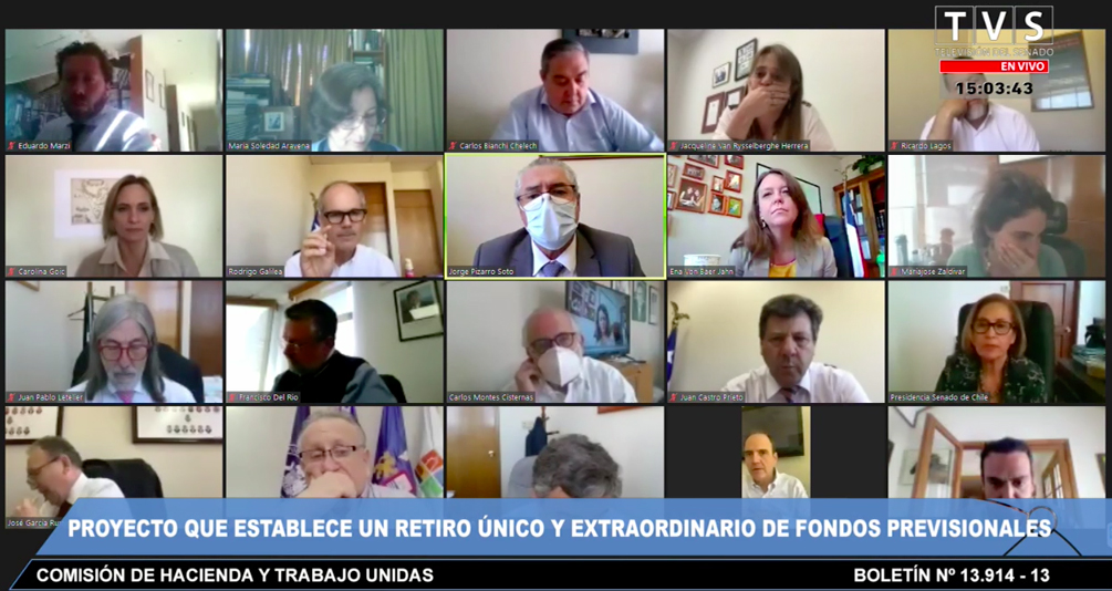 Sin autopréstamo y universal: Senadores modifican proyecto del Gobierno para el segundo retiro