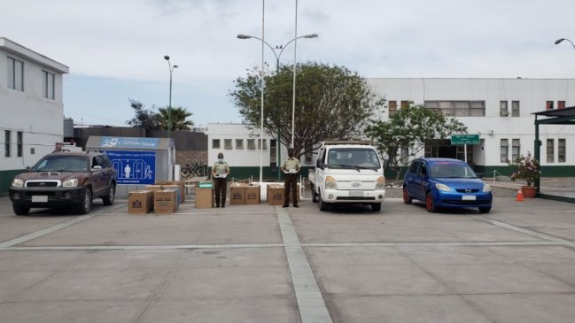 Denuncia de robo con intimidación terminó con detenidos, incautación de vehículos y cigarrillos