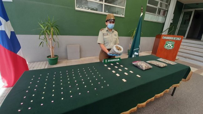 Marihuana, éxtasis y 