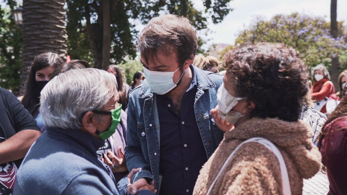 Jorge Sharp consiguió más de 1.700 firmas en la primera convocatoria para su reelección