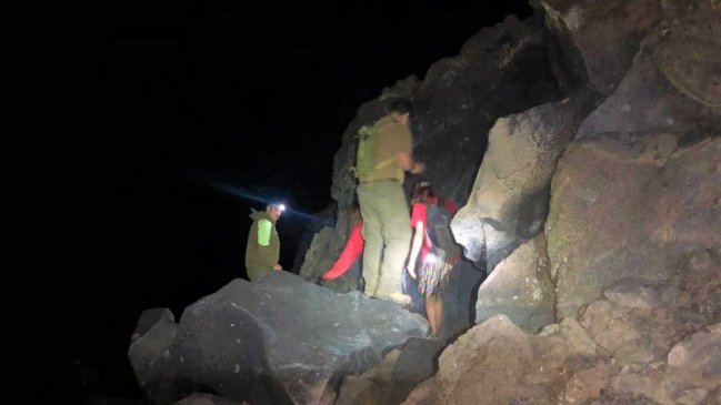 Carabineros rescató a joven pareja que se extravió en sector cordillerano de Ñuble