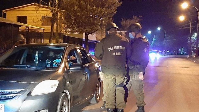 Ñuble: Fin de semana largo dejó 179 detenidos por infracciones sanitarias
