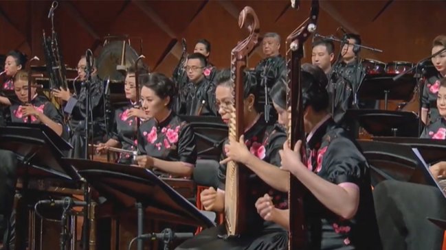 Orquesta china celebró los 50 años de amistad con Chile