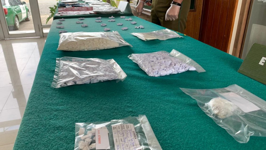 Carabineros decomisó 3.000 dosis de droga en San Pedro de la Paz