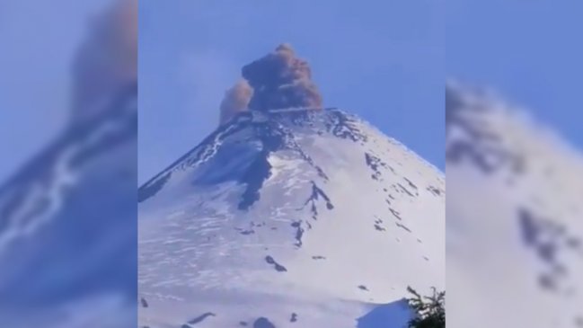 Se mantiene la alerta amarilla por la actividad del Volcán Villarrica