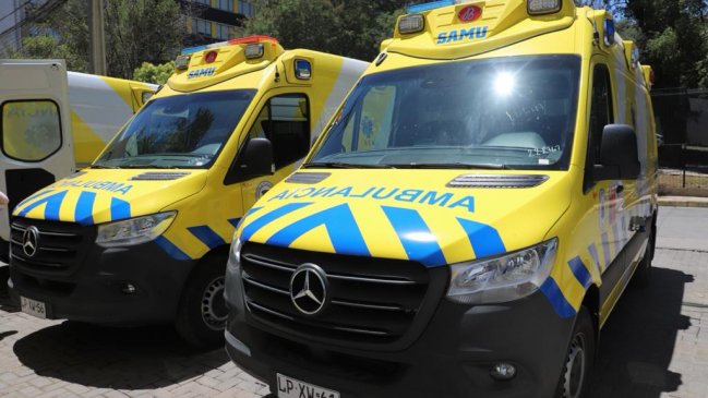 Entregan tres nuevas ambulancias a SAMU O'Higgins