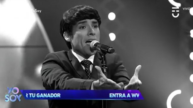 Imitador de Raphael gana la segunda temporada de 