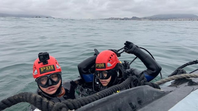 PDI realizó peritajes submarinos por varazón de machas en La Serena