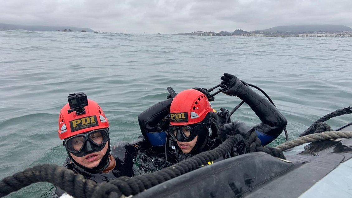 PDI realizó peritajes submarinos por varazón de machas en La Serena