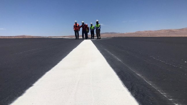 A paso firme avanzan trabajos de conservación en aeródromos de Tocopilla y Taltal