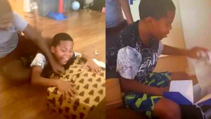   Creyeron que su regalo era una PlayStation 5, pero sus papás los trolearon en Navidad 