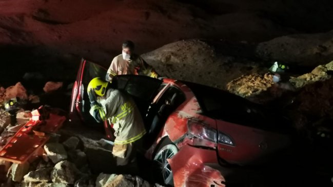 Tarapacá: Violento volcamiento se registró al sur de Pozo Almonte