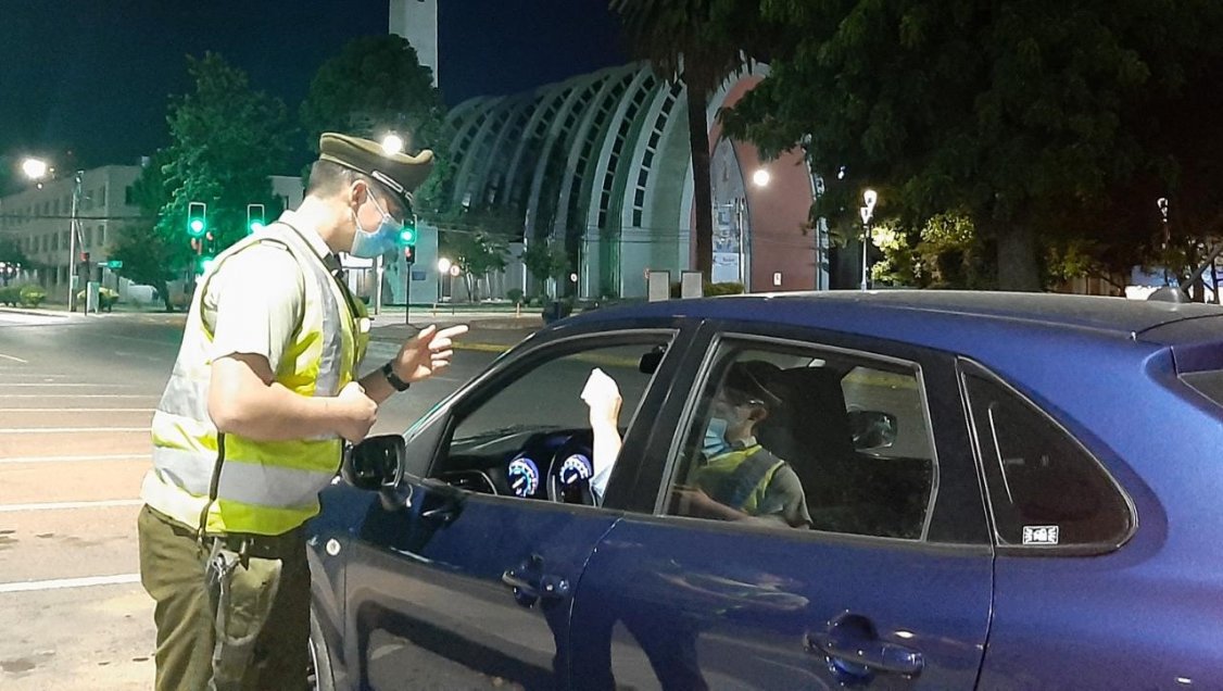 Último toque de queda del año en Ñuble arrojó 68 detenidos