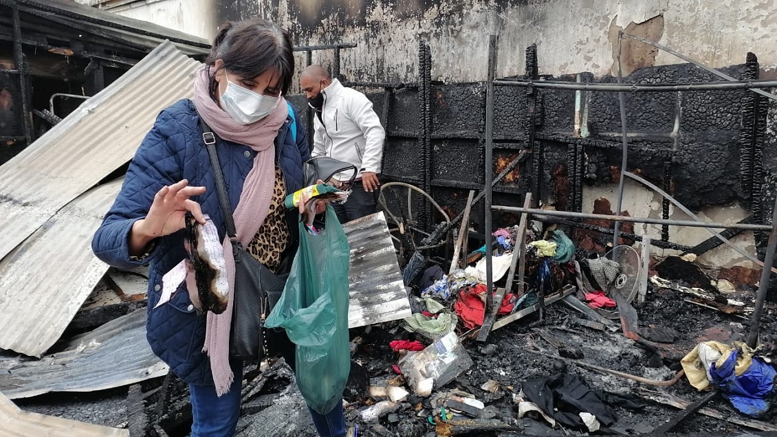 25 locales comerciales se vieron afectados por voraz incendio en La Serena