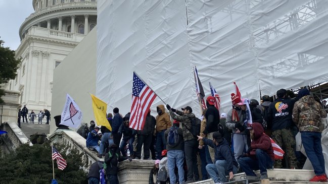 [Videos 📹] Partidarios de Trump intentaron tomarse el Capitolio en medio de ratificación del triunfo de Biden