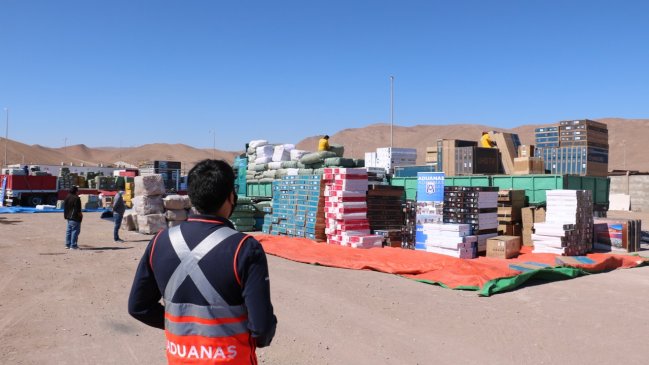 Incautación de cigarrillos de contrabando aumentó 178% en Tarapacá